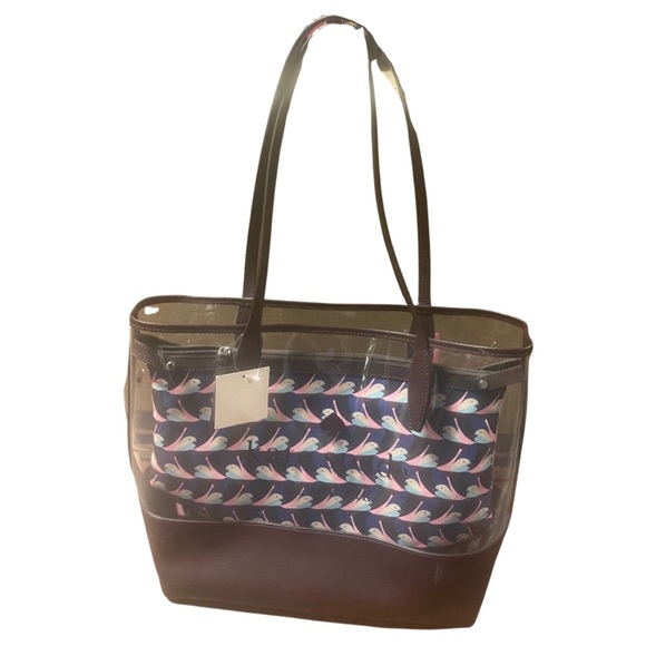 kate spade Handbags - KATE Spade clear snap center tote bag NWTS